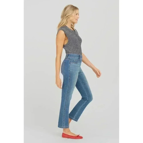 SPANXshape EveryWear Straight Leg Jegging Jeans in Vintage Indigo size L EUC - Picture 6 of 14